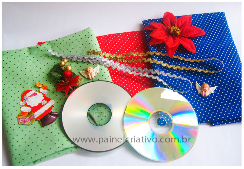 Passo a Passo Enfeite de Natal com CD | Painel Criativo