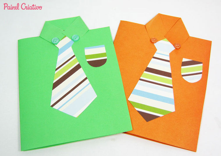 como fazer cartao papel gravata dia dos pais (4)