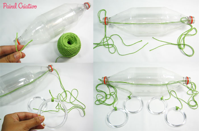 como fazer brinquedo criancas vai e vem garrafa pet reciclagem divertida (2)
