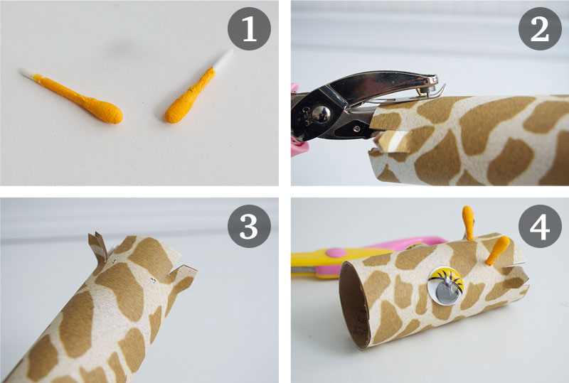 como fazer enfeite mesa aniversario infantil tema zoologico safari girafinha cupcake (5)