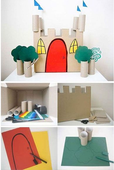 12 ideias brinquedos feitos caixa papelao reciclagem atividade criancas brincar em casa (11)