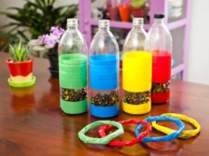 brinquedos reciclados garrafa pet criancas artes escola artesanato painel criativo 3