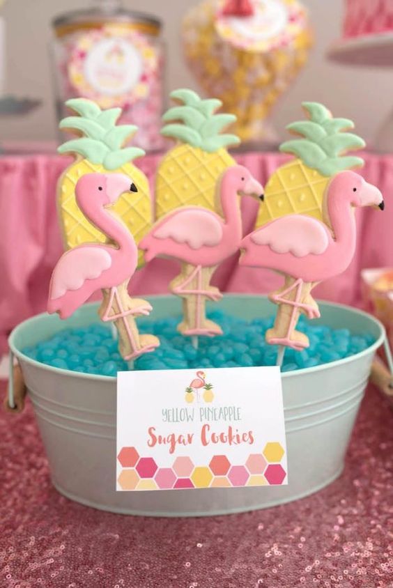 ideias decoracao festa tema flamingos aniversario cha cozinha cha bar 2