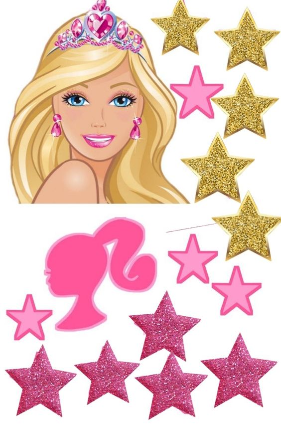 Topo de bolo Barbie filme 2023 grátis para imprimir – Topos de Bolo Grátis  para Imprimir